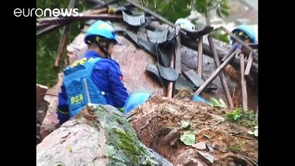 Dozens missing in eastern China after landslides