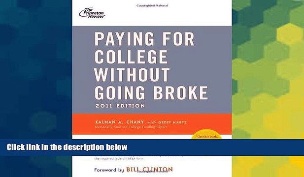 Big Deals Paying for College Without Going Broke, 2011 Edition (College Admissions Guides) Free