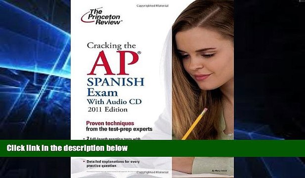 Big Deals Cracking the AP Spanish Exam with Audio CD, 2011 Edition (College Test Preparation)