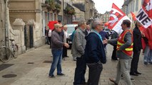 Manifestation des retraités à Alençon