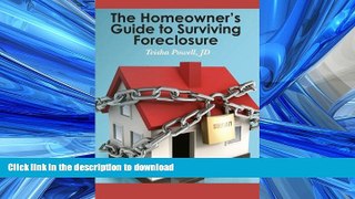 FAVORIT BOOK The Homeowner s Guide to Surviving Foreclosure READ EBOOK