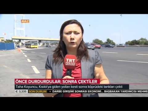 Yolu Kesti Tankları Çekti - 15 Temmuz Darbe Girişimi - TRT Avaz