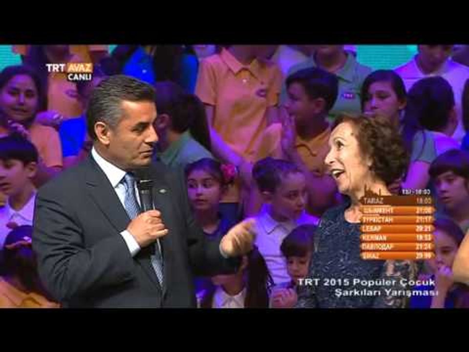 TRT 2015 Popüler Çocuk Şarkıları Yarışması'nda Final Anı - TRT Avaz