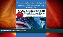 Big Deals  100 Flashcard Questions and Answers for U.S. Citizenship Test Practice  Best Seller