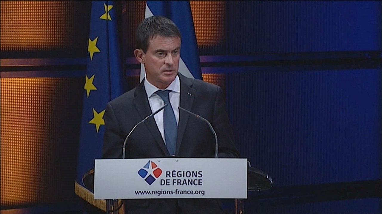 Manuel Valls au Congrès des Régions de France : "En renforçant l'autonomie financière des régions, nous écrivons ensemble un nouveau chapitre de la décentralisation"