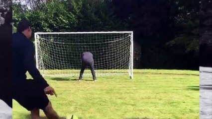 When Zlatan Ibrahimovic Uses Friend As Target Practice