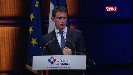 Une part de la TVA assurera le financement des régions à partir de 2018, annonce Manule Valls
