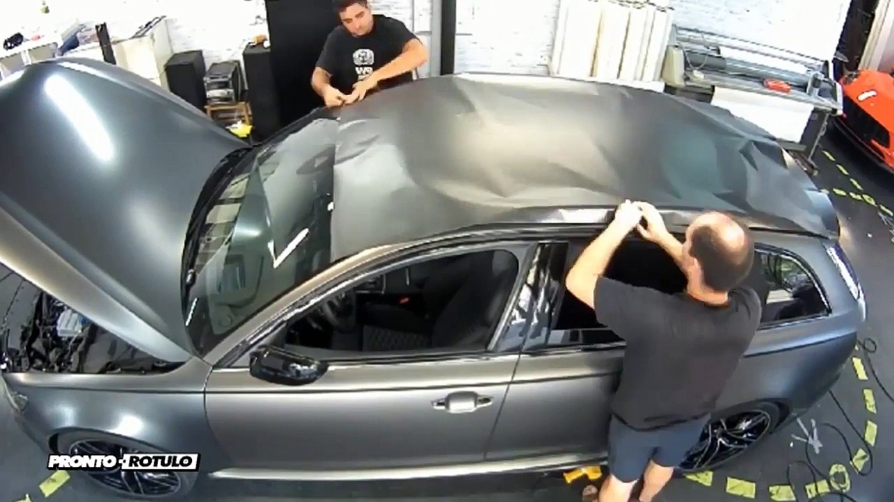 Un Audi RS6 vinilado en Gris Grafito Mate_ Parte1 - Car Wrapping by Pronto Rotulo