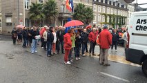 Manifestation des retraités à Cherbourg