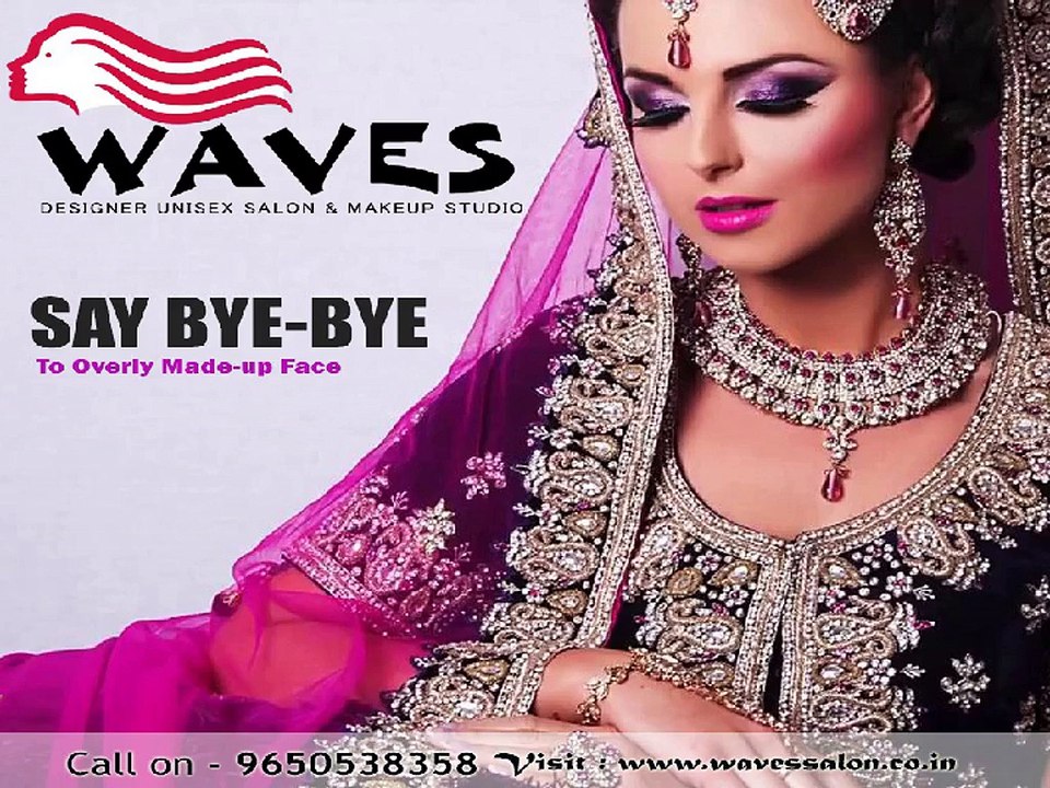 Overcome from weird made-up face visit best bridal makeup studio in Noida.