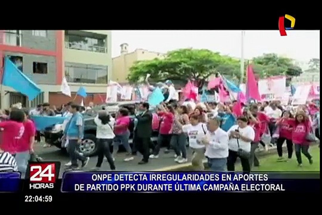 Detectan irregularidades en aportes del partido de PPK