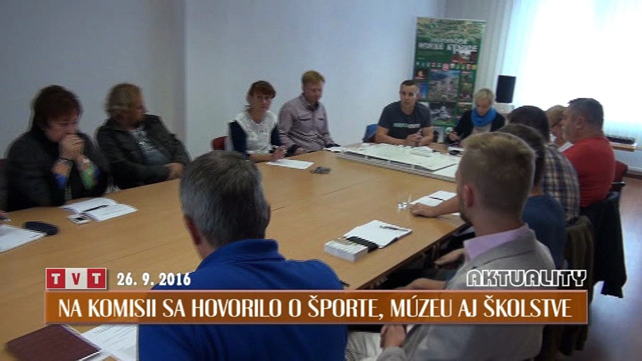 Na komisii sa hovorilo o športe, múzeu aj školstve