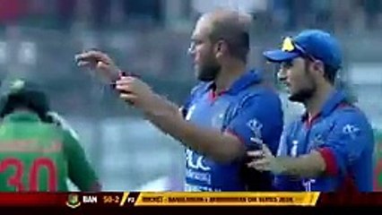 Afghanistan Vs Bangladesh 2nd odi 28-9-16 Falls Wickets