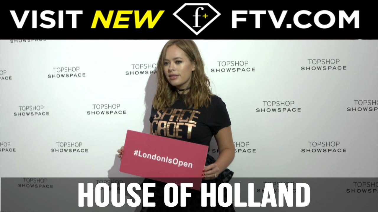 House of Holland Front Row at London Fashion Week | FTV.com