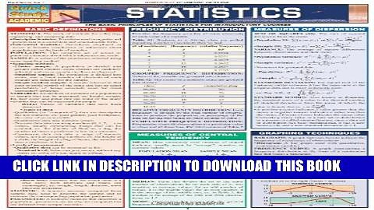[PDF] Statistics Laminate Reference Chart: Parameters, Variables, Intervals, Proportions