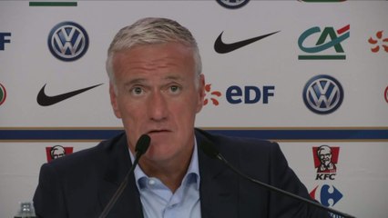 Download Video: Foot - CM 2018 (Q) - Bleus : Deschamps commente l'absence de Giroud