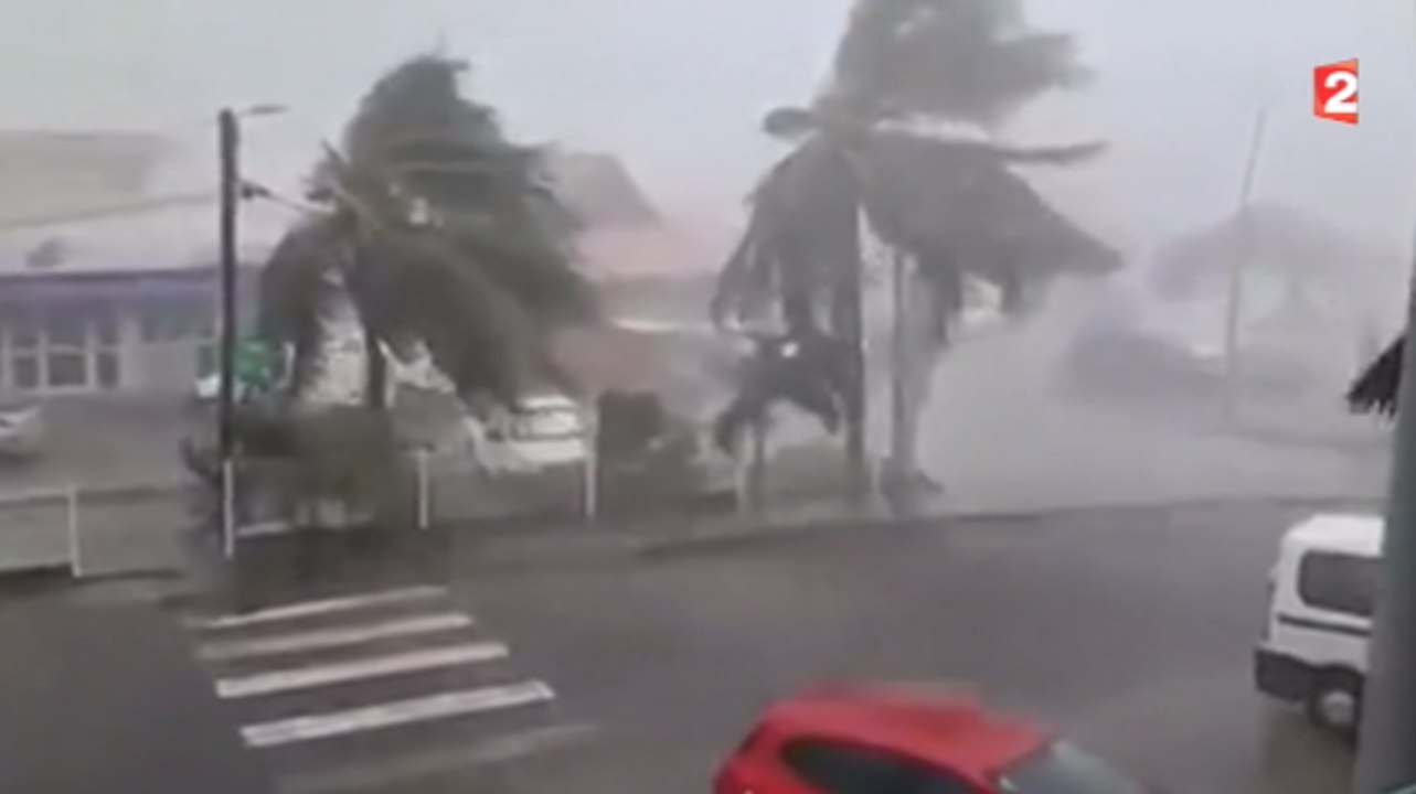 La Martinique touchée par la tempête tropicale Matthew