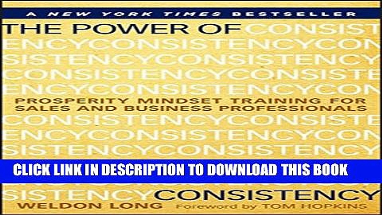 [PDF] The Power of Consistency: Prosperity Mindset Training for Sales and Business Professionals