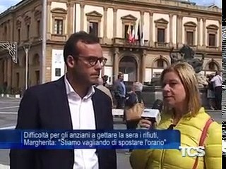 Difficolta per gli anziani a gettare la sera i rifiuti Margherita Stiamo vagliando di spostare