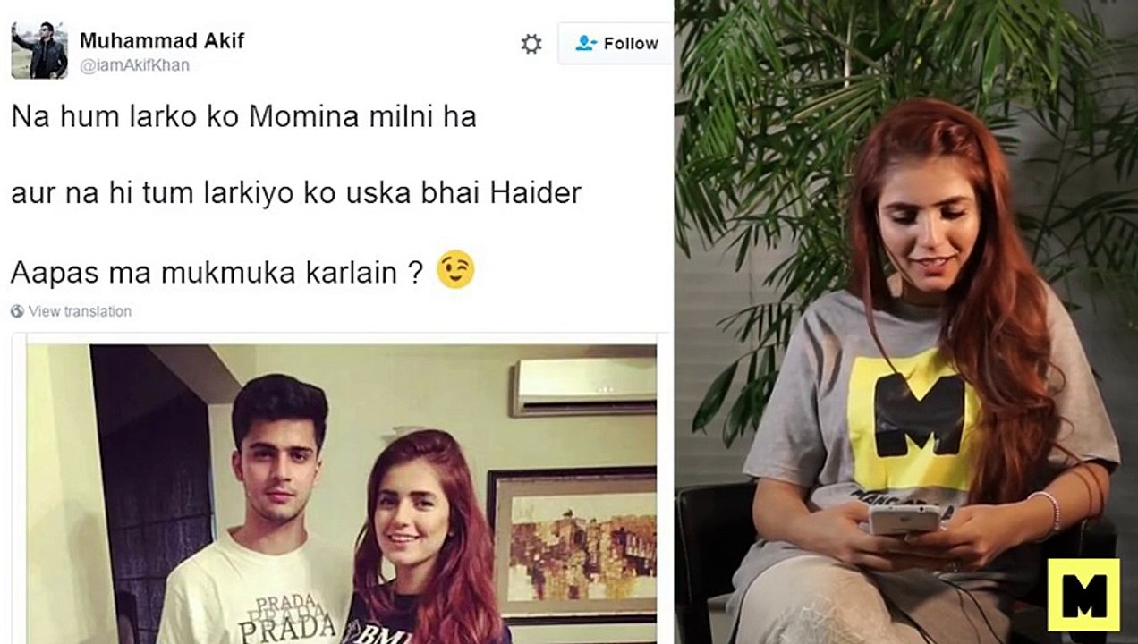 See What Momina Mustehsan Replied to Comments on Twitter __t
