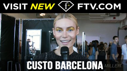 Hairstyle at Custo Barcelona Spring/Summer 2017 NYFW | FTV.com