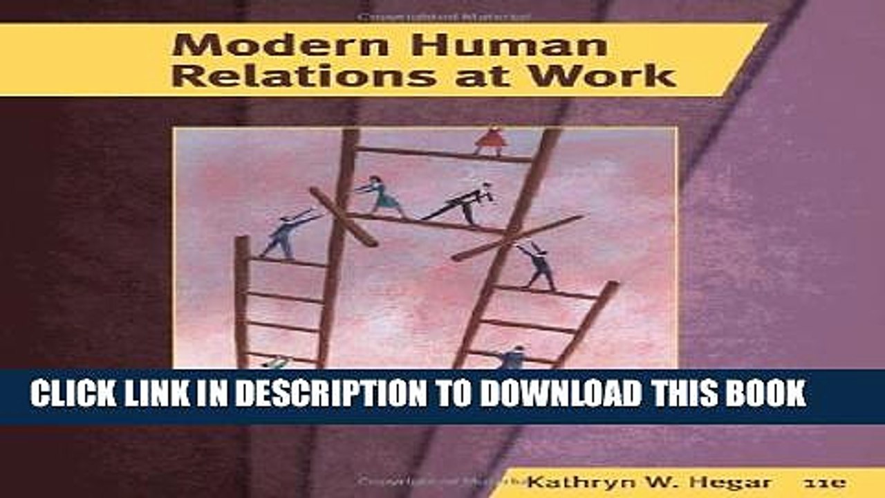 [PDF] Modern Human Relations at Work Full Colection
