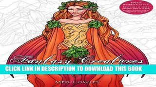 [PDF] Fantasy Creatures Colouring Book: Creative Art Therapy For Adults (Colouring Books for