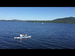 See the Future as Man Gets Drone to Pull Kayak