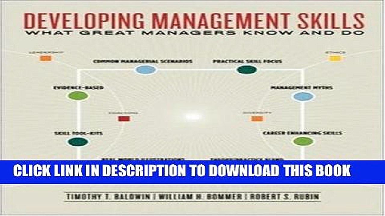 [PDF] Developing Management Skills: What Great Managers Know and Do Full Online