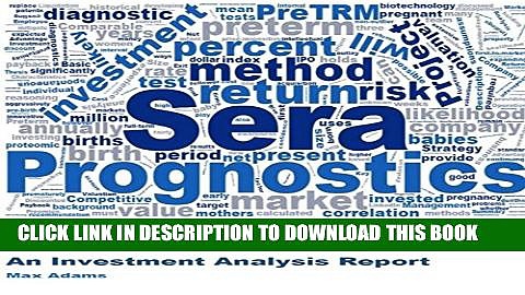 [PDF] Sera Prognostics: An Investment Analysis Report (Beginner Investment Analysis Reports Book