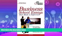 different   Business School Essays that Made a Difference (Graduate School Admissions Gui)