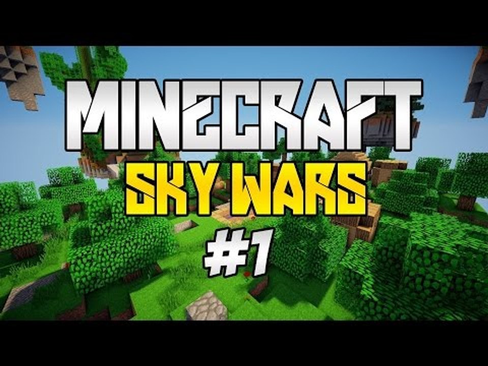 Minecraft #1 - SKYWARS PRIMEIRA VEZ -FAIL!!!