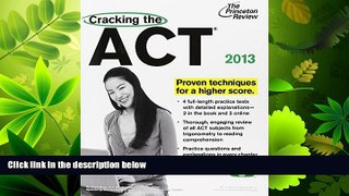 FAVORITE BOOK  Cracking the ACT with DVD, 2013 Edition (College Test Preparation)