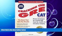 read here  Princeton Review: Cracking the GRE CAT, 2000 Edition