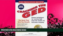 FAVORITE BOOK  Princeton Review: Cracking the GED, 2000 Edition