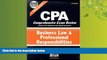 Popular Book CPA Comprehensive Exam Review, 2002-2003: Business Law   Professional