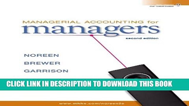 [PDF] Managerial Accounting for Managers Full Online