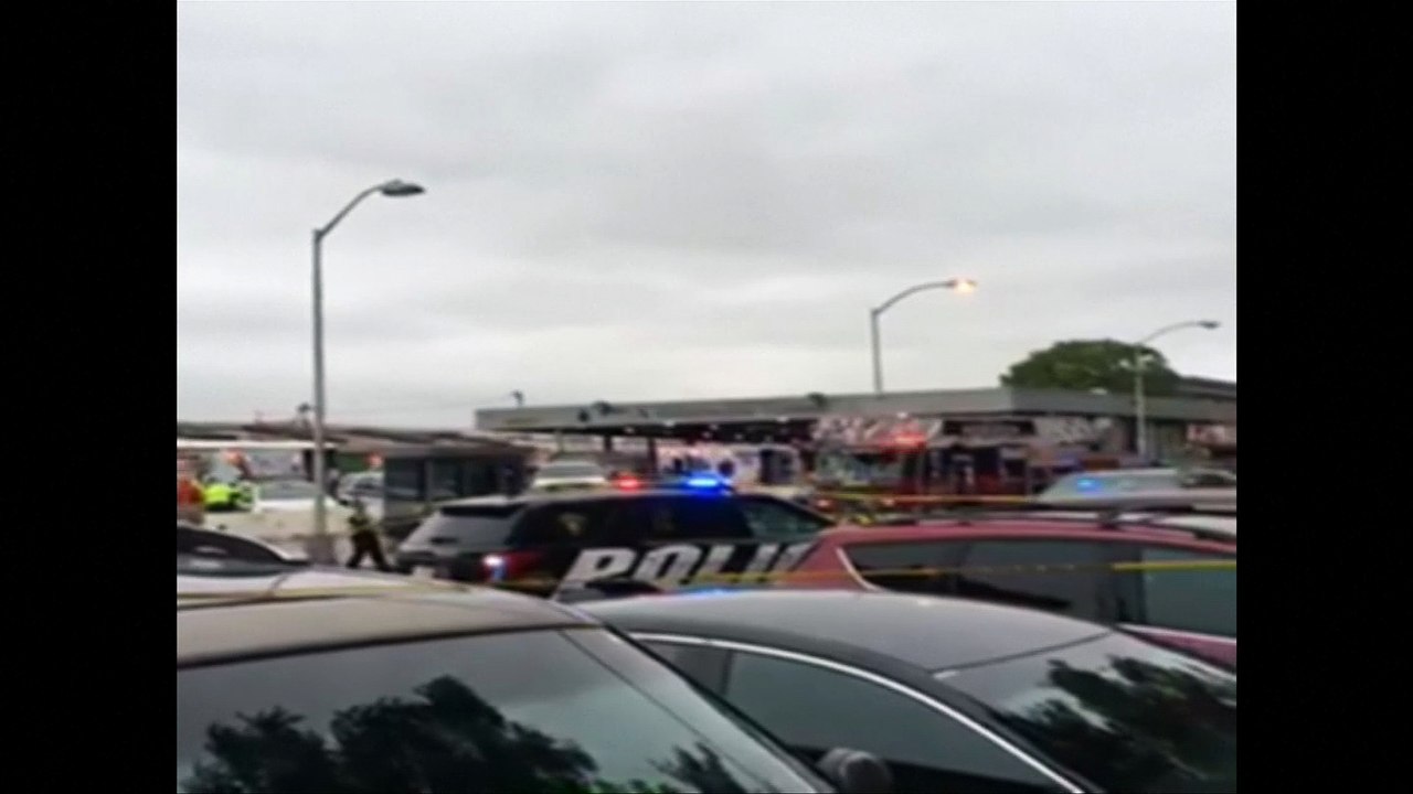 Video captures emergency crews rushing to train crash site