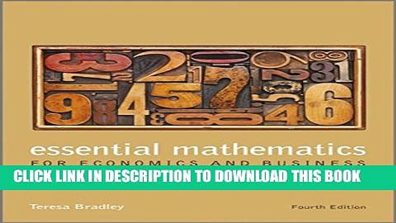 [PDF] Essential Mathematics for Economics and Business Popular Online