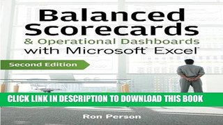 [PDF] Balanced Scorecards and Operational Dashboards with Microsoft Excel Popular Online