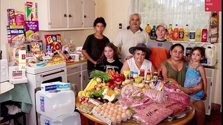 Brown Family -- Australia. Nourrir son monde/Hungry Planet