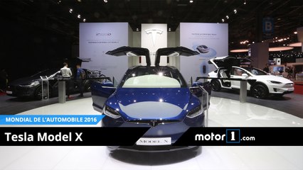 Mondial de l'Automobile 2016 - Découvrez le Tesla Model X