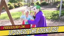 Spidergirl Vs Zombie Ironman w Spiderman Hulk & Joker - Superhero Time Adventures Episode 2_5!-1Ytb