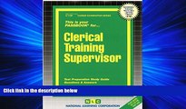 Popular Book Clerical Training Supervisor(Passbooks) (Career Examination Passbooks)