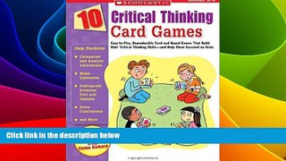 Big Deals  10 Critical Thinking Card Games: Easy-to-Play, Reproducible Card and Board Games That