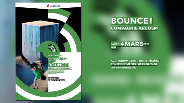 Danse-Musique : Bounce ! samedi 4 mars 2017 à Vincennes