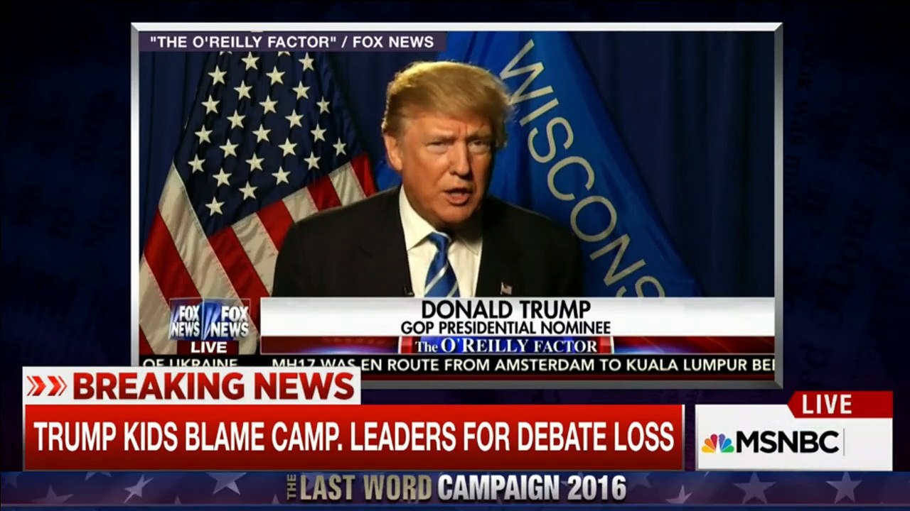 Last Word with Lawrence O’Donnell 9/28/16 | Debate Trump was ‘coming apart at the seams’