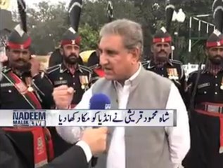 Shah Mehmood Quraishi ka Pakistan Army ko khiraj e tehseen- India ko Mukkah dikha dia