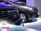Dacia Sandero et Logan en direct du Mondial de Paris 2016