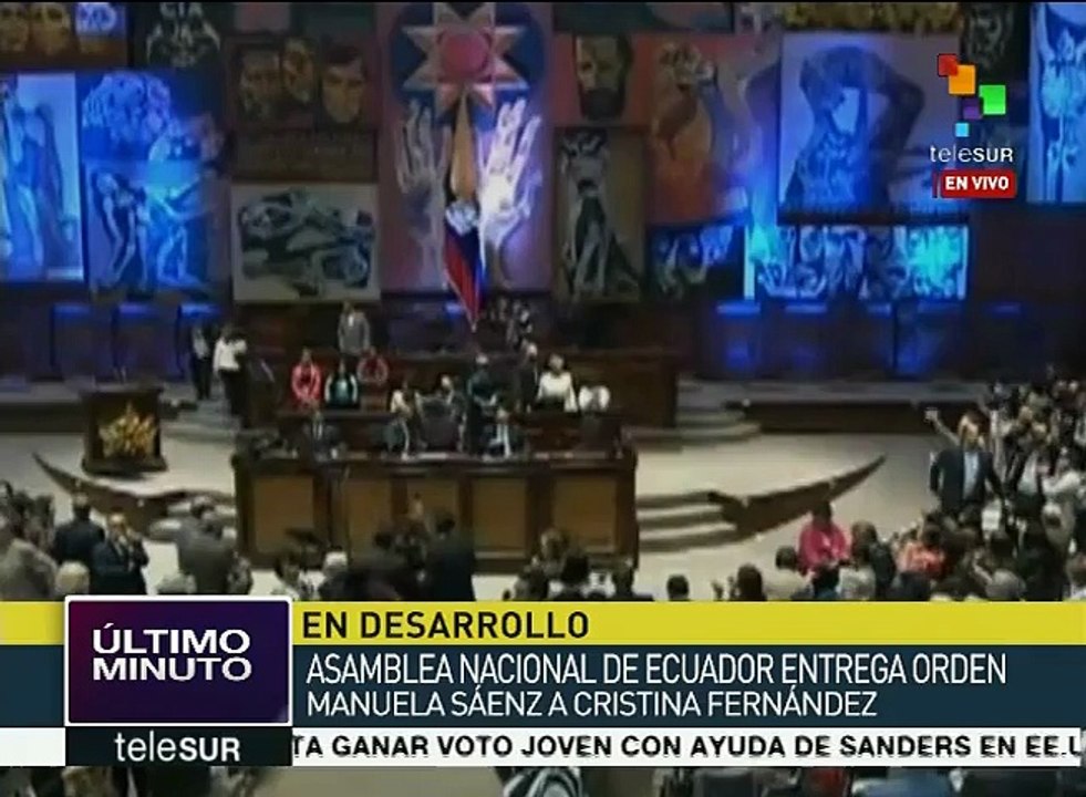 Reconoce pdta. de la AN de Ecuador labor y logros de exmandataria CFK